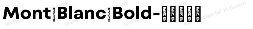 Mont Blanc Bold字体转换